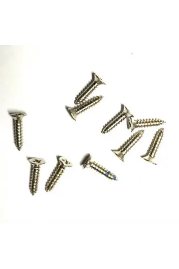 Klips, Menteşe, Ayak, Ağaç, Sunta Vidası 2,2x9,5mm - Nikel 100 Adet Klips, Menteşe, Ayak, Ağaç, Sunta Vidası 2,2x9,5mm - Nikel 100 Adet