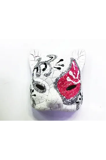 Pembe Renk İşlemeli Seramik Malzemeden İmal Venedik Kedi Model Magnet Pembe Renk İşlemeli Seramik Malzemeden İmal Venedik Kedi Model Magnet