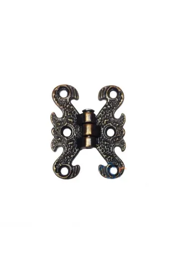 Zamak Kelebek Menteşe - Küçük, 30x40mm, Oksit, 1 Adet Zamak Kelebek Menteşe - Küçük, 30x40mm, Oksit, 1 Adet