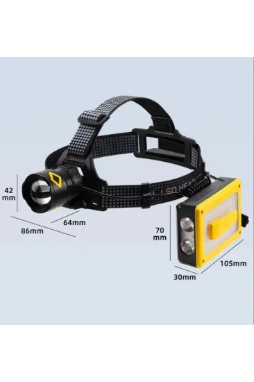 F.b.ı Pro F-3003 Alüminyum Pm10-tg Led Type-c Powerbank Ve Solar Şarjlı Kamp Kafa Feneri F.b.ı Pro F-3003 Alüminyum Pm10-tg Led Type-c Powerbank Ve Solar Şarjlı Kamp Kafa Feneri