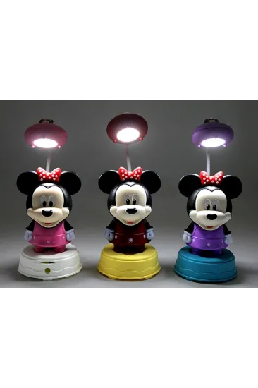 Mickey Mouse Masa Üstü Lamba Şarjlı Usb Alk2716 Mickey Mouse Masa Üstü Lamba Şarjlı Usb Alk2716