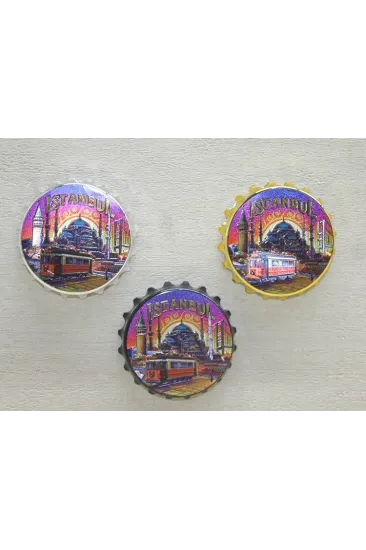 İstanbul Temalı Metal Magnet Alk4340 İstanbul Temalı Metal Magnet Alk4340