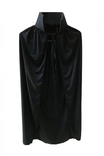 Siyah Yakalı Pelerin - Vampir Pelerin - Dracula Pelerin 90 Cm Siyah Yakalı Pelerin - Vampir Pelerin - Dracula Pelerin 90 Cm