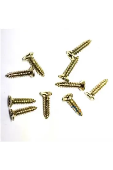 Klips, Menteşe, Ayak, Ağaç, Sunta Vidası 2,2x9,5mm - Sarı 1000 Adet Klips, Menteşe, Ayak, Ağaç, Sunta Vidası 2,2x9,5mm - Sarı 1000 Adet