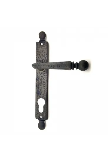 Antika Tarz Dekoratif Pirinç Misket Wc Banyo Kapı Kolu - 245x34 Mm, Oksit Antika Tarz Dekoratif Pirinç Misket Wc Banyo Kapı Kolu - 245x34 Mm, Oksit
