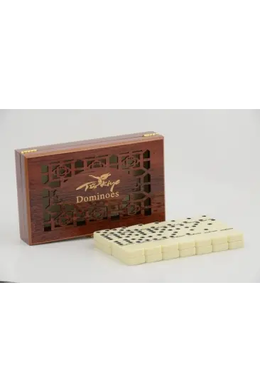 Ahşap Kutulu Melamin Domino Alk2268 Ahşap Kutulu Melamin Domino Alk2268