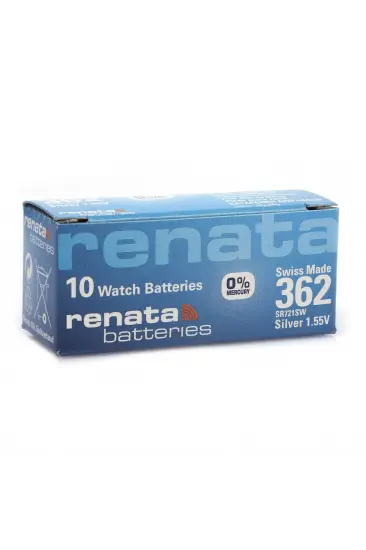 Renata 362 Sr721sw 1.55v Alkalin Saat Pili 10 Adet Renata 362 Sr721sw 1.55v Alkalin Saat Pili 10 Adet