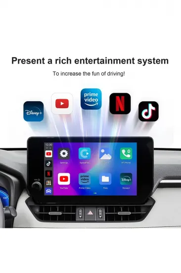 Wireless Carplay Android Araba 4 Çekirdekli Akıcı Fullhd 1080p Wifi 2.4/5g 2gb/32gb