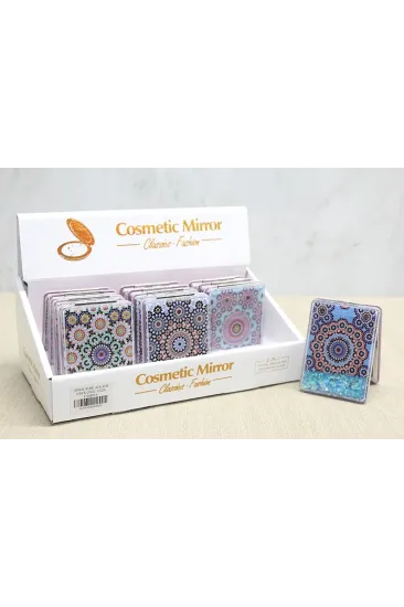 Mandala Desenli Hareketli Sulu El Aynası Alk4585 Mandala Desenli Hareketli Sulu El Aynası Alk4585