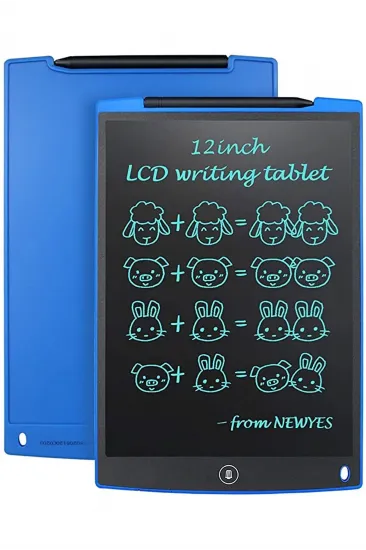 Vothoon 12 Inc Writing Lcd Grafik Dijital Kalemli Çizim Tableti Yazı Tahta Not Yazma Eğitim Tableti