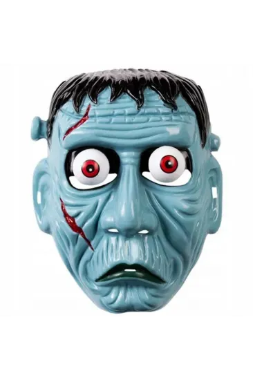 Frankenstein Temalı Sallanan Oynar Gözlü Maske Frankenstein Temalı Sallanan Oynar Gözlü Maske
