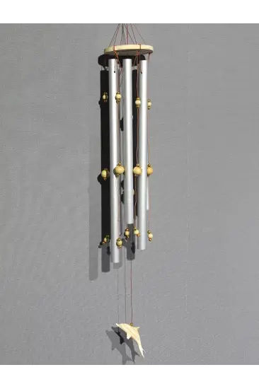 Boncuklu Metal Rüzgar Çanı 3dıarta-29 Boncuklu Metal Rüzgar Çanı 3dıarta-29