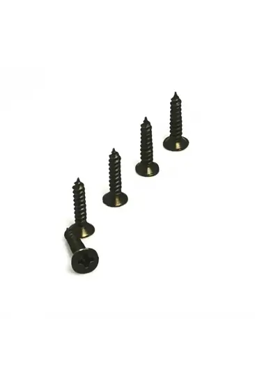 Klips, Menteşe, Ayak, Ağaç, Sunta Vidası 2,2x9,5mm - Siyah 1000 Adet