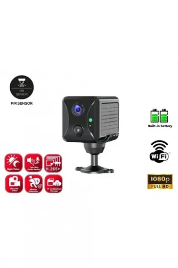 Mini Ip Kamera Sensörlü Algılamalı Sesli Konuşmalı 1080p Hd Wifi Kamera Mini Ip Kamera Sensörlü Algılamalı Sesli Konuşmalı 1080p Hd Wifi Kamera