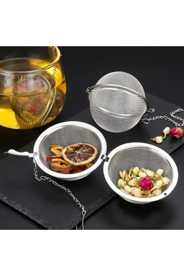 Paslanmaz Çelik Çay Demlik Küre Kilitleme Çay Topu Paslanmaz Çelik Çay Demlik Küre Kilitleme Çay Topu