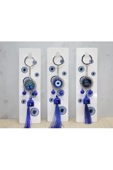 Metal Nazar Boncuğu Anahtarlık Alk3496 Metal Nazar Boncuğu Anahtarlık Alk3496