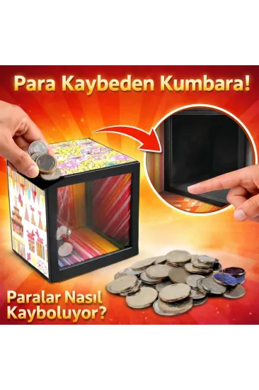 Para Kaybeden Sihirli Kumbara – Şaşırtan Tasarım Kutu Para Kaybeden Sihirli Kumbara – Şaşırtan Tasarım Kutu
