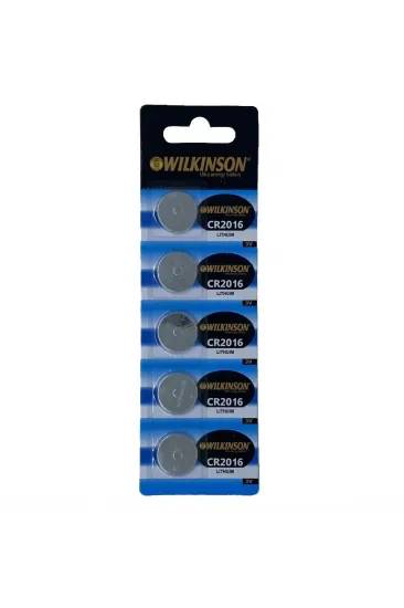 Wılkınson 2016 3v Lityum Düğme Pil 5'li Paket Wılkınson 2016 3v Lityum Düğme Pil 5'li Paket