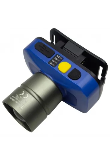 Gold Silver Gs-15700 20w 2000 Lümen Sarı Beyaz Işık Zoomlu Şarj Edilebilir Kafa Feneri