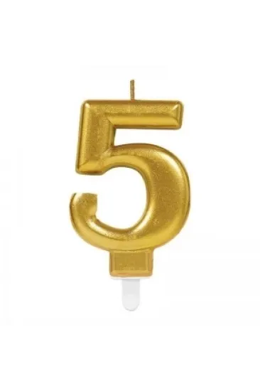 5 Rakam Mum Gold Renk 5 Rakam Mum Gold Renk