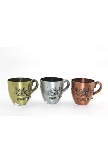 Metal İstanbul Yöresel Bardak Alk3344 Metal İstanbul Yöresel Bardak Alk3344