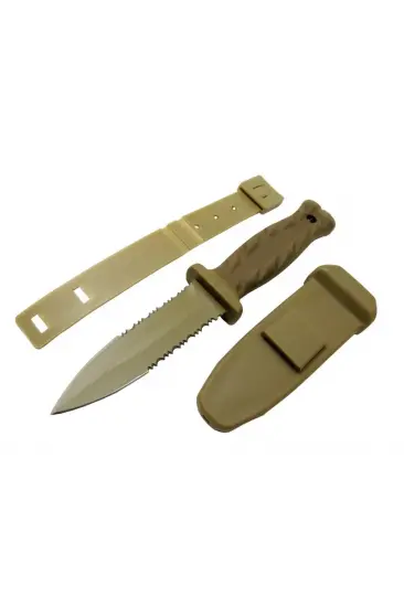 Knives S30v Haki Av Bıçağı 22cm - Testere Detaylı, Kılıflı Knives S30v Haki Av Bıçağı 22cm - Testere Detaylı, Kılıflı