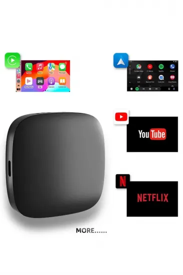 Wireless Carplay Android Araba 4 Çekirdekli Akıcı Fullhd 1080p Wifi 2.4/5g 2gb/32gb