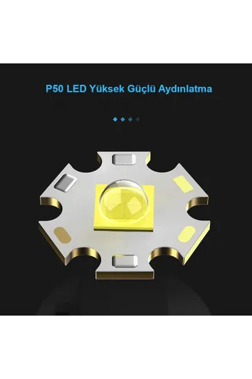 3000 Lümen Güçlü El Feneri Wt-600 3000 Lümen Güçlü El Feneri Wt-600