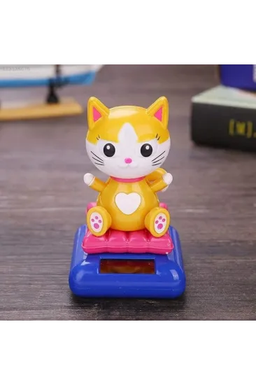 Güneş Enerjili Solar Sallanan Kedi Güneş Enerjili Solar Sallanan Kedi
