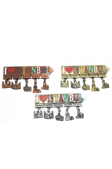İstanbul Temalı Metal Magnet Alk3343 İstanbul Temalı Metal Magnet Alk3343