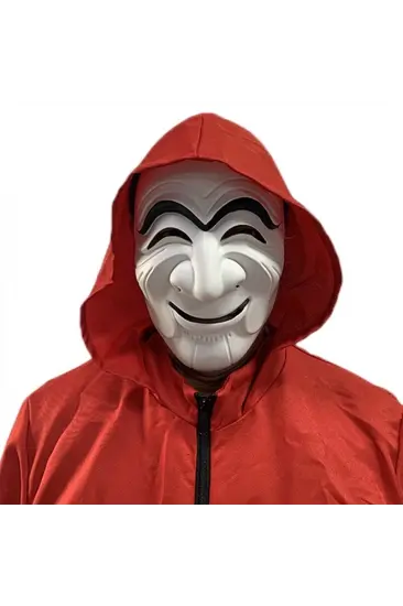 Koreli Hırsız Teatral Hahoe Maskesi - Para Heist Maskesi - Dali Maskesi Koreli Hırsız Teatral Hahoe Maskesi - Para Heist Maskesi - Dali Maskesi