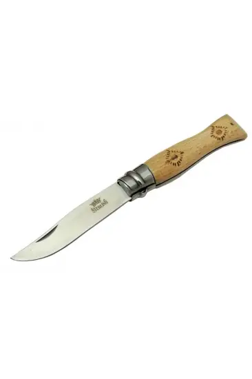 T0221 Bahçe Çakı 16 Cm - Ahşap Sap, Bilezikli, Kılıflı T0221 Bahçe Çakı 16 Cm - Ahşap Sap, Bilezikli, Kılıflı