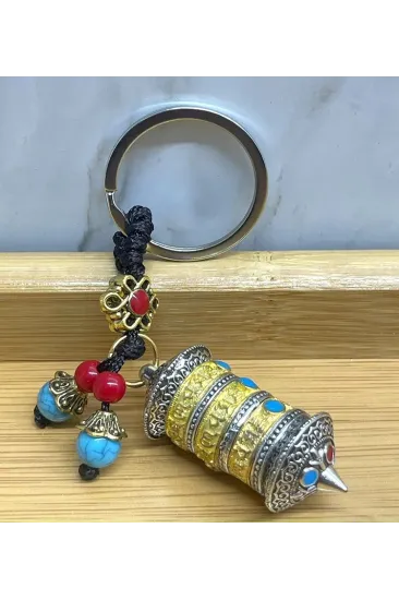 Metal Tibet Dua Çarkı Anahtarlık Alk4462 Metal Tibet Dua Çarkı Anahtarlık Alk4462