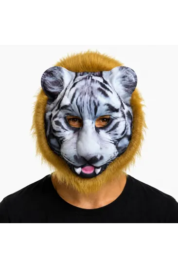 Sarı Yeleli Benekli Leopar Eva Maske Sarı Yeleli Benekli Leopar Eva Maske