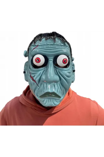 Frankenstein Temalı Sallanan Oynar Gözlü Maske Frankenstein Temalı Sallanan Oynar Gözlü Maske