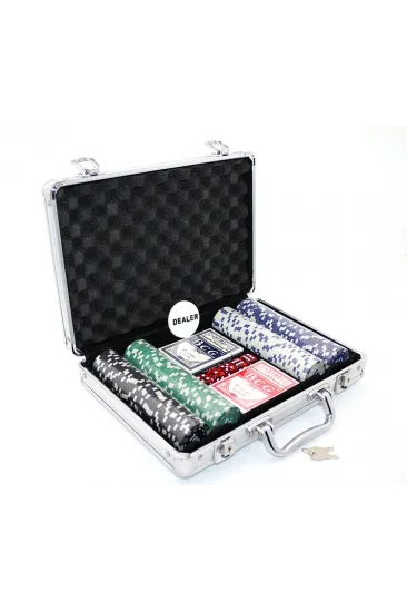 Metal Çantalı 200 Chipli Poker Oyunu Alk1500 Metal Çantalı 200 Chipli Poker Oyunu Alk1500
