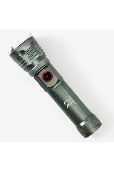 Gold  Gp-216 Tg Led Şarjlı El Feneri 2000 Lümen Güç, Mıknatıslı Taban Ve Zoom Özelliğiyle Kamp Ve Tamir İşlerinizde Yanınızda. Hemen Uygun Fiyata Satın Alın