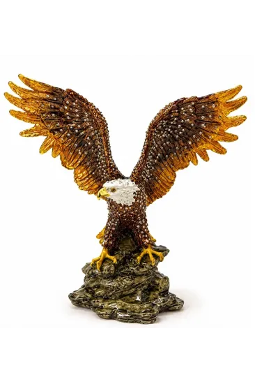 Swaroski Taşlı Kartal Figürü Alk5768 Swaroski Taşlı Kartal Figürü Alk5768