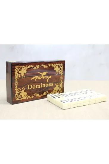 Ahşap Kutulu Domino Oyunu Alk4220 Ahşap Kutulu Domino Oyunu Alk4220
