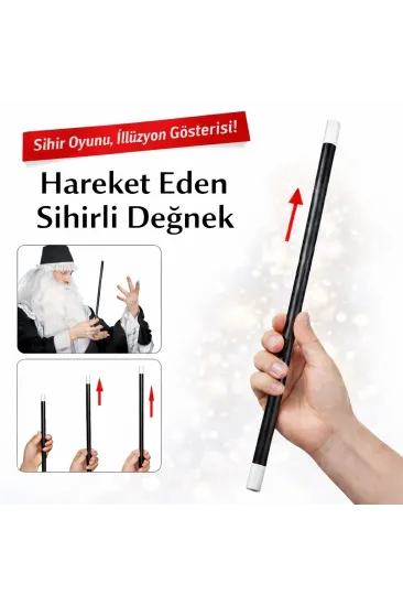 Hareket Eden Sihirli Değnek Çubuk 24 Cm Hareket Eden Sihirli Değnek Çubuk 24 Cm