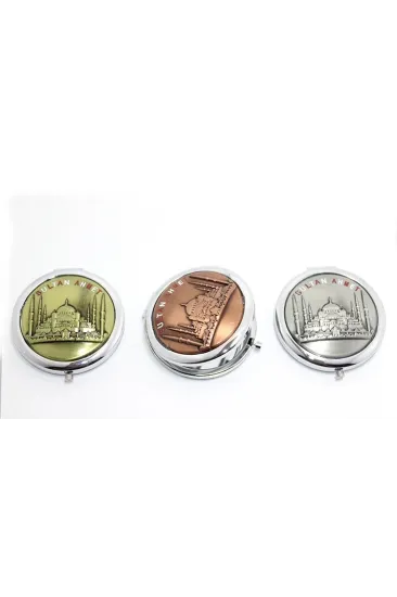 Metal İstanbul Temalı Yöresel Kabartmalı El Aynası 2alk112 Metal İstanbul Temalı Yöresel Kabartmalı El Aynası 2alk112