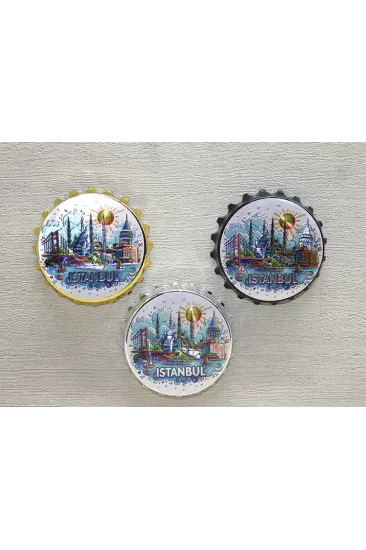 İstanbul Temalı Metal Magnet Alk4341 İstanbul Temalı Metal Magnet Alk4341