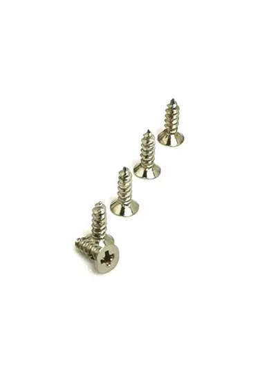 Klips, Menteşe, Ayak, Ağaç, Sunta Vidası 2,2x7,5mm - Nikel 100 Adet
