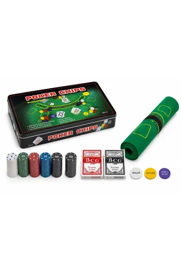 300 Chipli Profesyonel Poker Seti Metal Kutulu 2 Deste İskambil Kağıtlı Alk5355 300 Chipli Profesyonel Poker Seti Metal Kutulu 2 Deste İskambil Kağıtlı Alk5355
