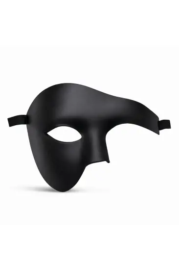 Siyah Yarım Erkek Maske – Phantom Parti & Balo Maskesi Siyah Yarım Erkek Maske – Phantom Parti & Balo Maskesi