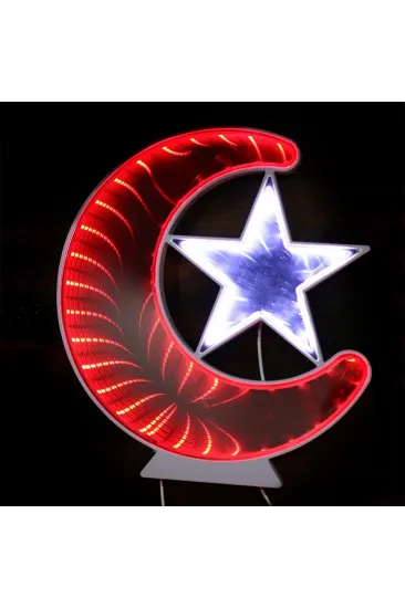 Ay Yıldız Işık Pano Türk Bayrağı Bigem Bm-079 Ay Yıldız Işık Pano Türk Bayrağı Bigem Bm-079