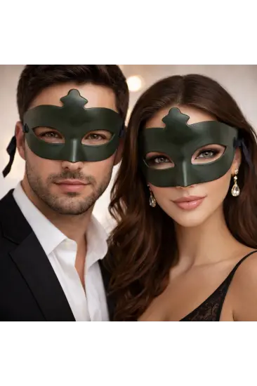 Haki Yeşil Gizemli Masquerade Maskesi Haki Yeşil Gizemli Masquerade Maskesi