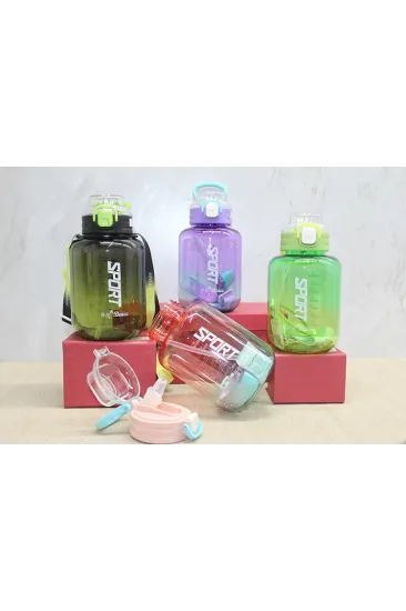 Pipetli Su Matarası 1100 Ml Bpa İçermez Alk3149 Pipetli Su Matarası 1100 Ml Bpa İçermez Alk3149