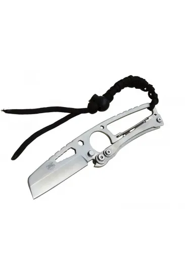 Gear Hit Cutter Tx01 Outdoor Kamp Bıçağı Metal 19 Cm - İpli Sap, Kılıflı Gear Hit Cutter Tx01 Outdoor Kamp Bıçağı Metal 19 Cm - İpli Sap, Kılıflı