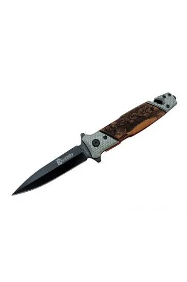 Fst 1112 Kurtarma Kamp Çakı 21 Cm - Yarı Otomatik, İp Kesmeli, Cam Perçinli Fst 1112 Kurtarma Kamp Çakı 21 Cm - Yarı Otomatik, İp Kesmeli, Cam Perçinli
